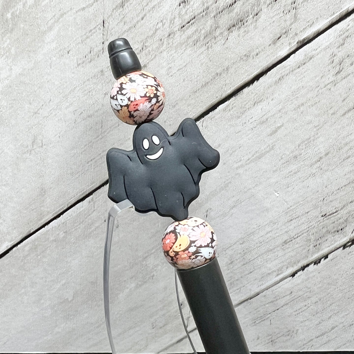 Black Ghost Garden Plastic Pen